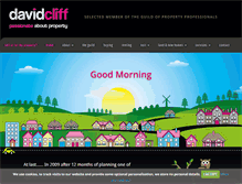Tablet Screenshot of davidcliff.com